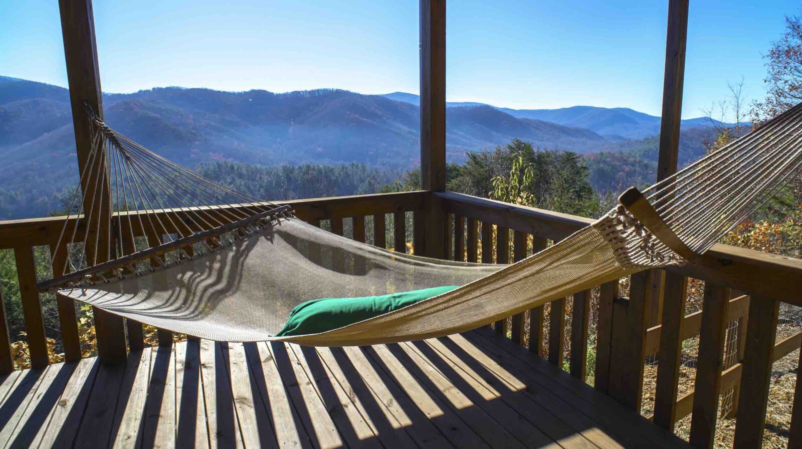 shutterstock_shark girl-Blue Ridge GA cabin with hammock luxury cabin rentals in North Georgia